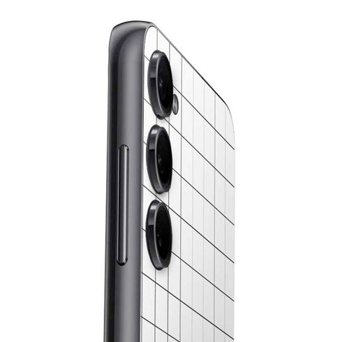 White Grid Galaxy A14 5G Skin